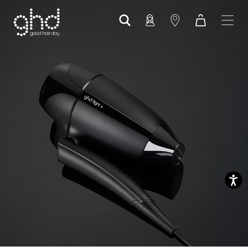 GHD flight and travel hair dryer